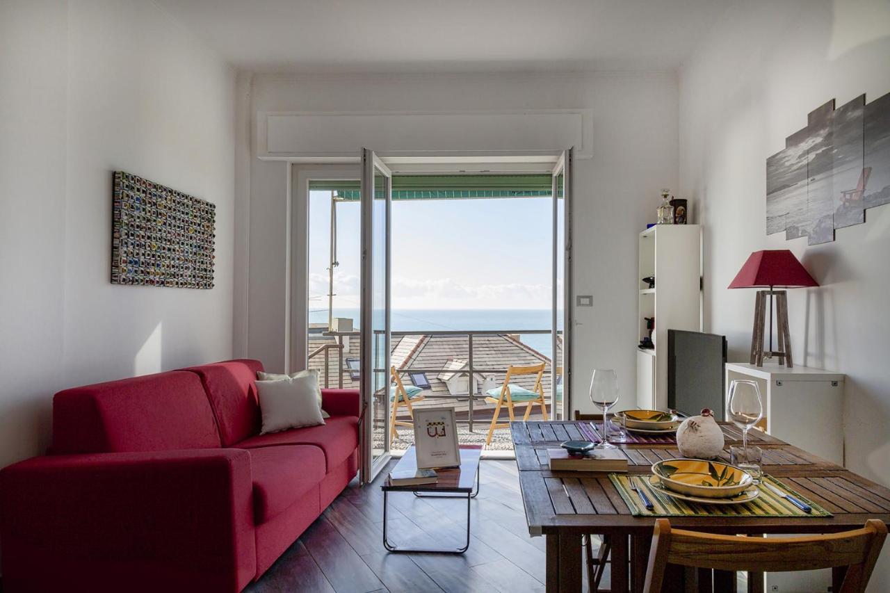 Sunset Apartment Above The Sea By Wonderful Italy Больяско Экстерьер фото